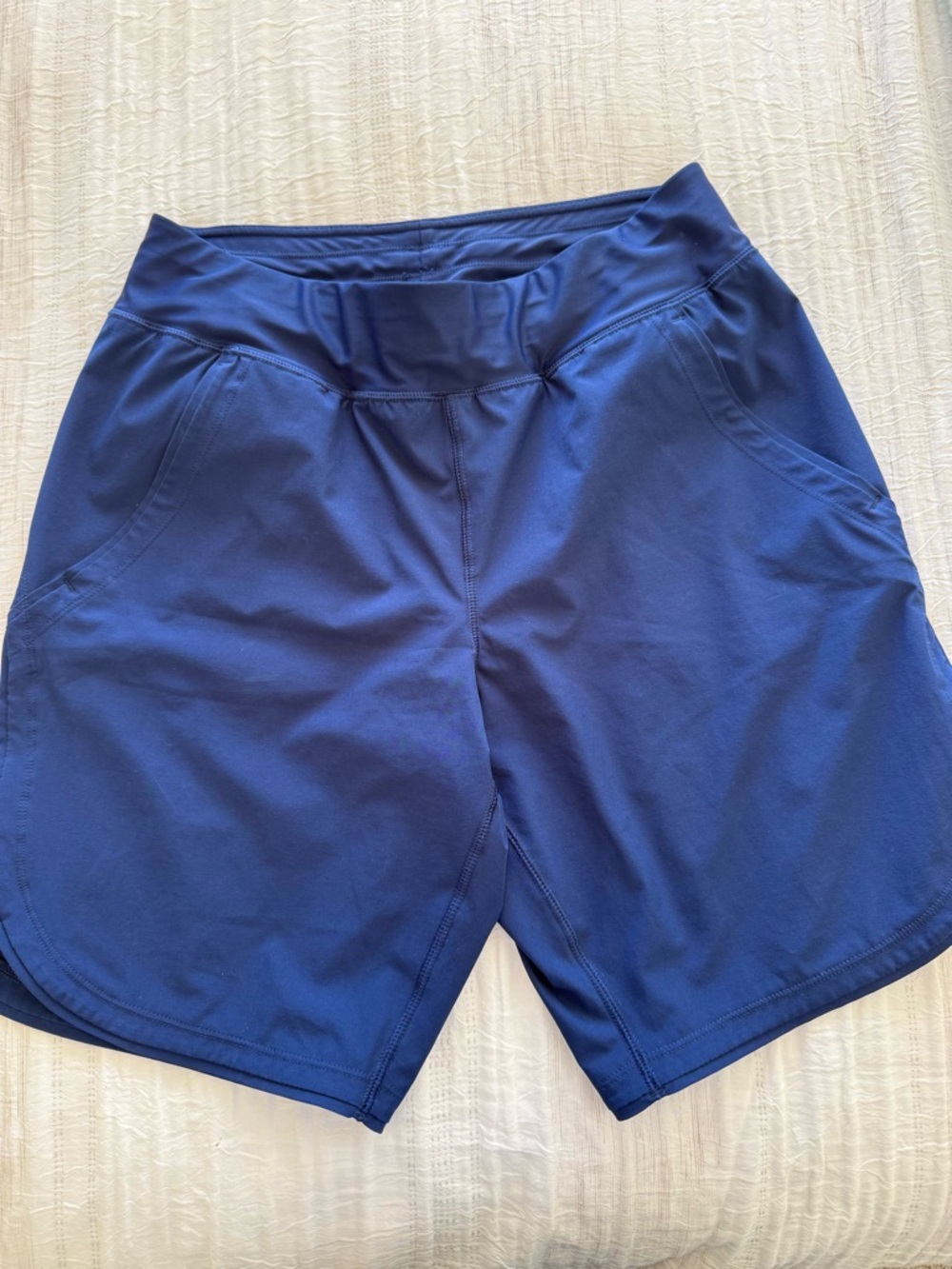 Women's Lands End Navy Swim Shorts